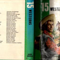 15 Westerns aventures et r&eacute;cits