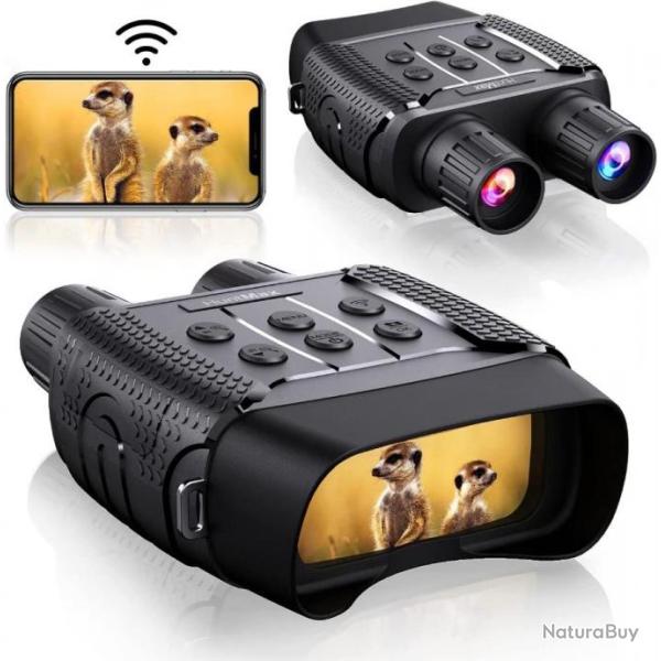 Jumelles Vision Nocturne 2,31" TFT LCD �cran Jumelles Infrarouge Image HD 960P Vid�o Zoom Chasse