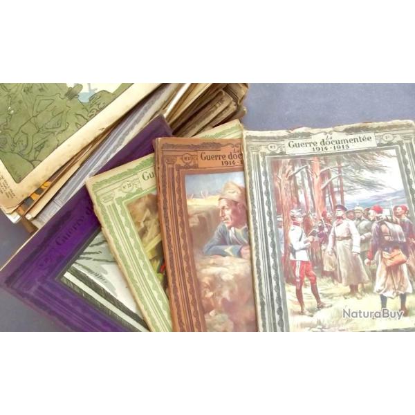 LOT DE REVUES "LA GUERRE DOCUMENTEE 1914 - 1915".20909