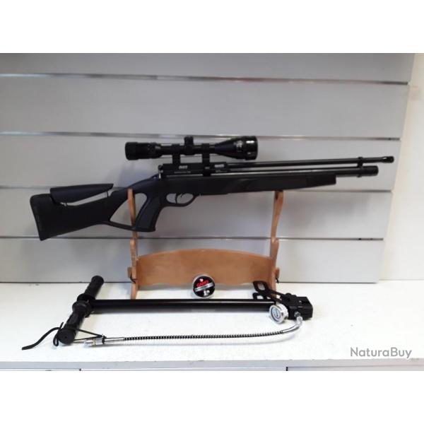 wahoo ! Carabine a plombs PCP Gamo COYOTE cal.5,5mm synthetique 40j + lunette 6-24x50 + pompe+plombs