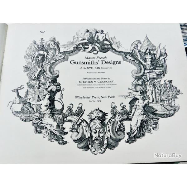 MASTER FRENCH GUNSMITHS' DESIGNS of the XVII-XIX centuries.