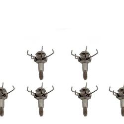 Lot de 6 pointes de chasse pour petit gibier Maximal Judo Lethal