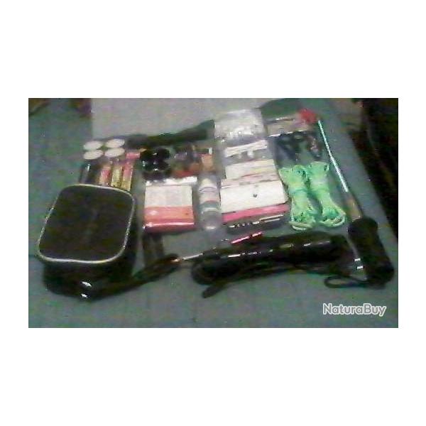 1 sacoche de survie + 100 pieces