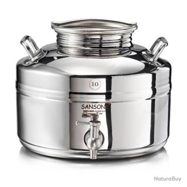 F�t soud� Sansone de 10 litres mod. Europa avec robinet NSF