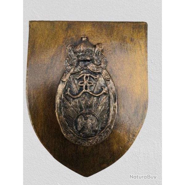 Blason du 13� RDP avec accroche au dos - Dimension 14 x 11 cm