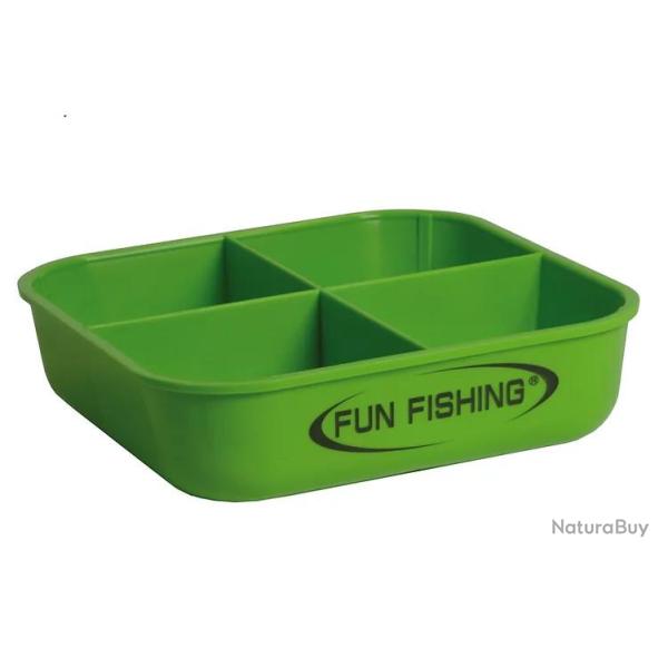 Boite � esches couvercle perc� 1/2 L Compartiment� Fun Fishing