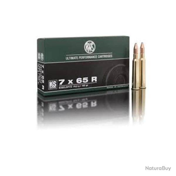 Balles RWS KS - Cal. 7x65 R - 7x65 R / 8.0 g / Par 1