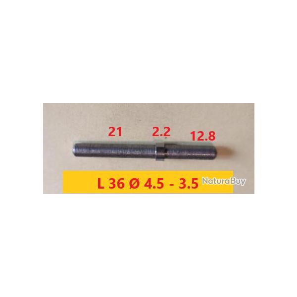 EBAUCHE DE PERCUTEUR  L 36 � 4.5 - 3.5     con�u en XC48 travaillable avant d'�tre tremp�   P-a