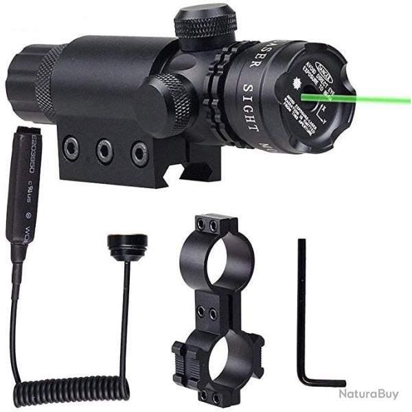Viseur Laser Verte Vis�e Laser Fusil Laser Grande Port�e Chasse Montage 8 Chiffre Monte