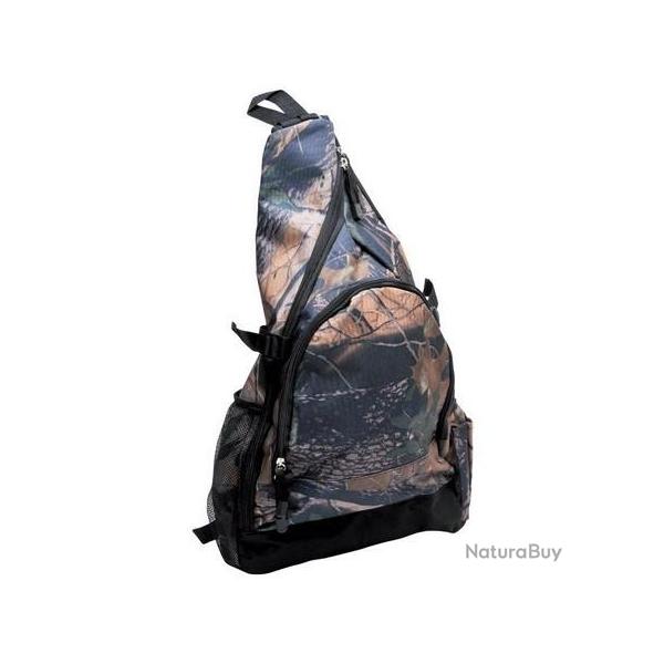 Sac  dos toile camo feuillage en forme de poire