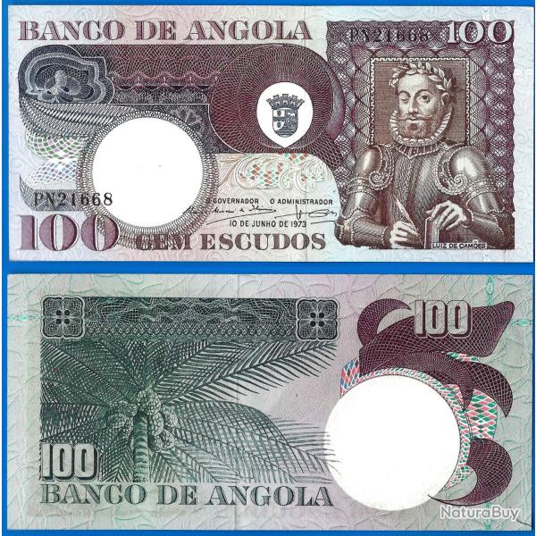 Angola 100 Escudos 1973 Escudo Afrique Billet Colonie Portugal