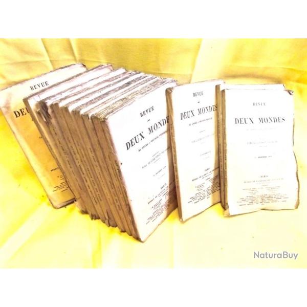 LOT DE REVUE DES DEUX MONDES.