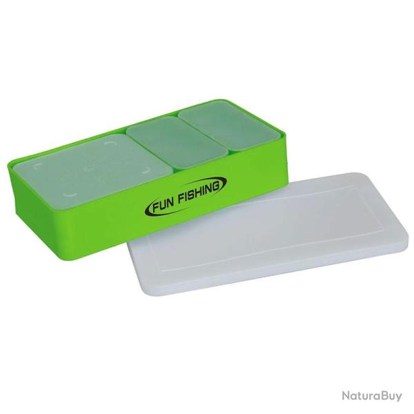 Pack Boite � pellets Carpodrome 1 boite modulable + 2 boites 1/4L + 1 boite 1/2L Funfishing