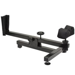 Chevalet de tir anti d&eacute;rapant r&eacute;glage nettoyage m&eacute;tal noir 60x30cm
