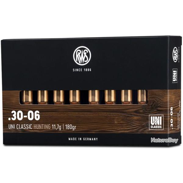 1 boite RWS 30-06 UNI 180GR