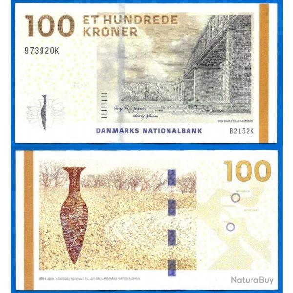 Danemark 100 Couronnes 2009 Kronor Kroner Billet Pont Europe Nord