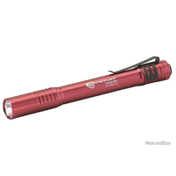 LAMPE STYLUS PRO STREAMLIGHT - ROUGE