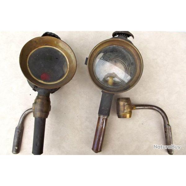 PAIRE DE LANTERNES DE CALECHE