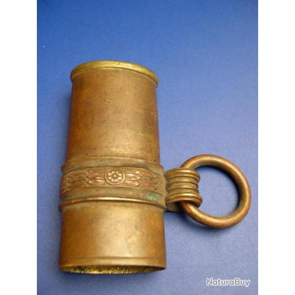 Trs belle  Chape de sabre d'officier suprieur 1855 fourreau cuir.