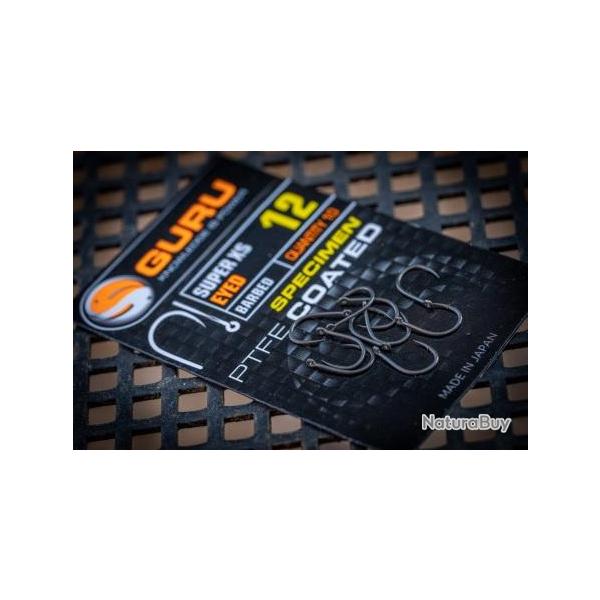 HAMECONS NON MONTES GURU SUPER XS BARBED A ANNEAU PAR 10 Taille 14