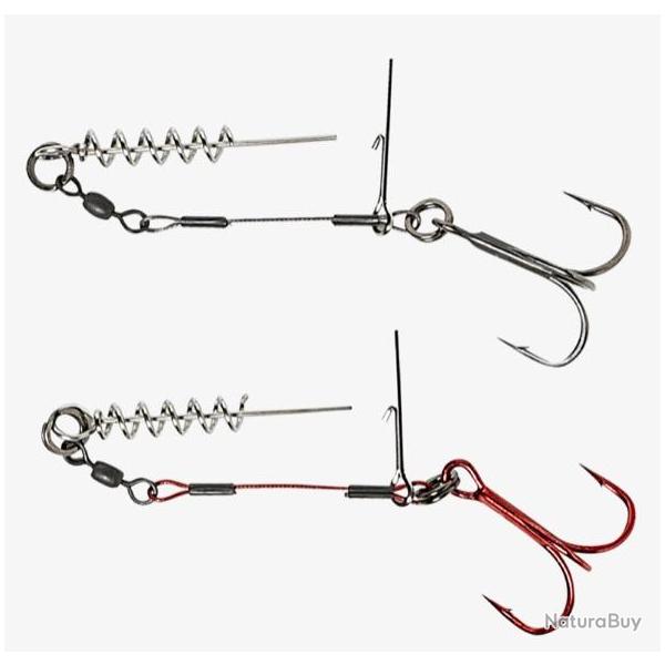 MONTAGE CORKSCREW STINGER 1 TRIPLE Taille 1/0 - 23kg