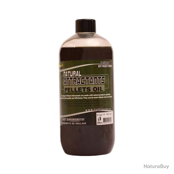 Attractant Naturel Huile de Pellets 500ml Fun Fishing