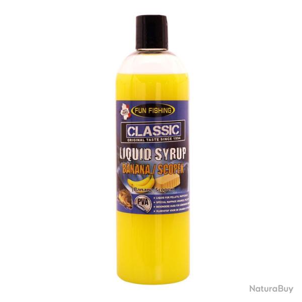 Classic Liquid Syrup 480ml Banane Scopex Fun Fishing