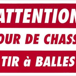 Panneau Jour de chasse 60x40