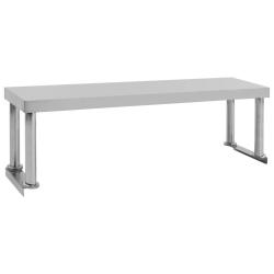 &Eacute;tag&egrave;re de table de travail 120 x 30 x 35 cm acier Inoxydable 02_0000011