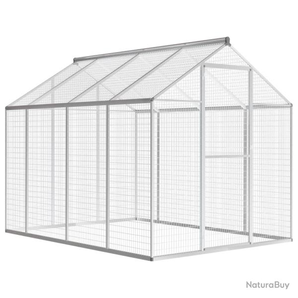 Voli�re d'ext�rieur cadre en aluminium 242 cm oiseaux 02_0000058