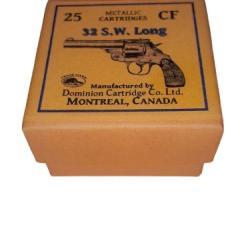 32 SW Long ou 32 Smith & Wesson Long: Reproduction boite cartouches (vide) DO 8979373