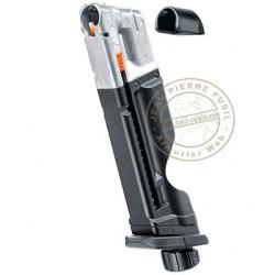 Chargeur pour pistolet CO2 &agrave; balles de caoutchouc GLOCK 17 Gen 5 - Cal. 43 Urgence