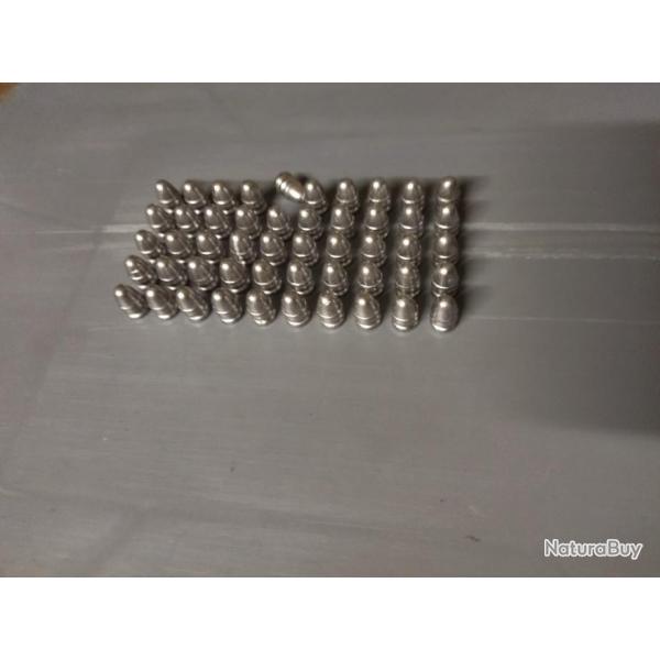 Balles plombs x 50 313 de diam�tre