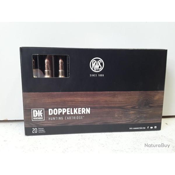 BOITE DE 20 BALLES RWS DOPPELKERN DK GESHOSS CAL300WIN 10,7G  165GRAINS