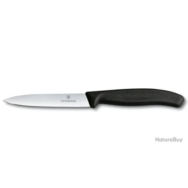COUTEAU OFFICE VICTORINOX 10CM NOIR