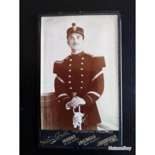 cdv militaire photo soldat 27 rgt d'infanterie