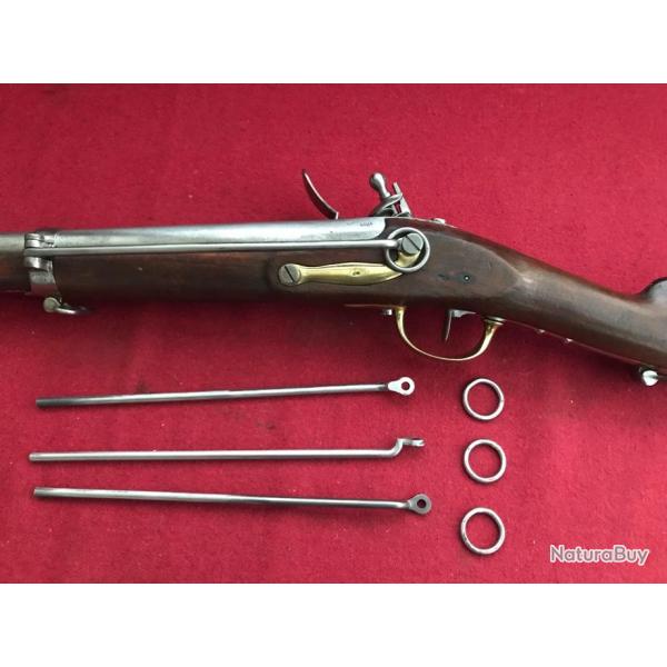 ANNEAU DE TRINGLE POUR MOUSQUETON DE CAVALERIE MLE AN 9 OU 1786 HUSSARD