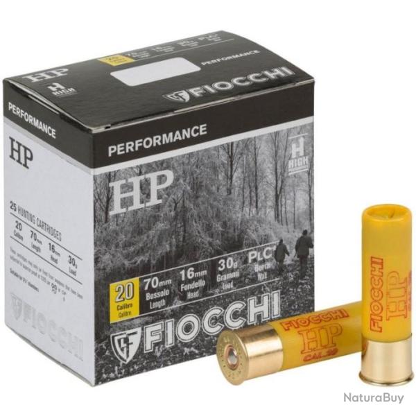 Cartouches HP30 PERFORMANCE cal 20 FIOCCHI Plomb