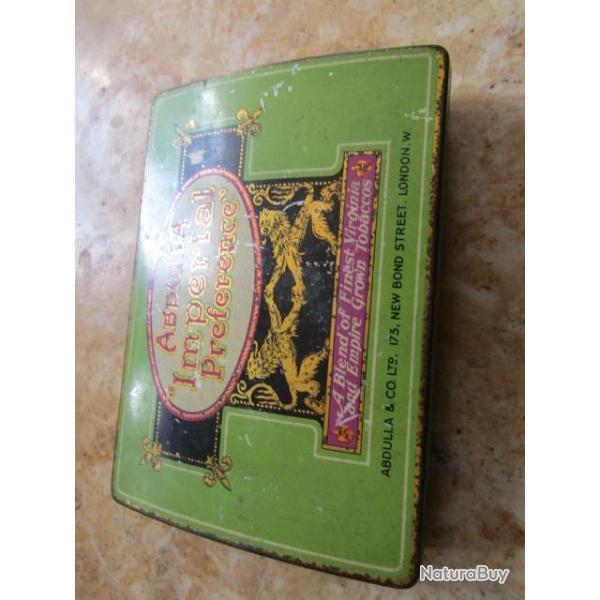 boite cigarette tabac cigarettes ww2 seconde guerre Anglais parachutage maquis r�sistance ABDULA