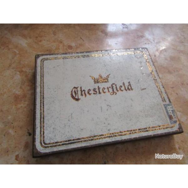 boite cigarette tabac cigarettes ww2 seconde guerre GB parachutage maquis r�sistance CHESTERFIELD