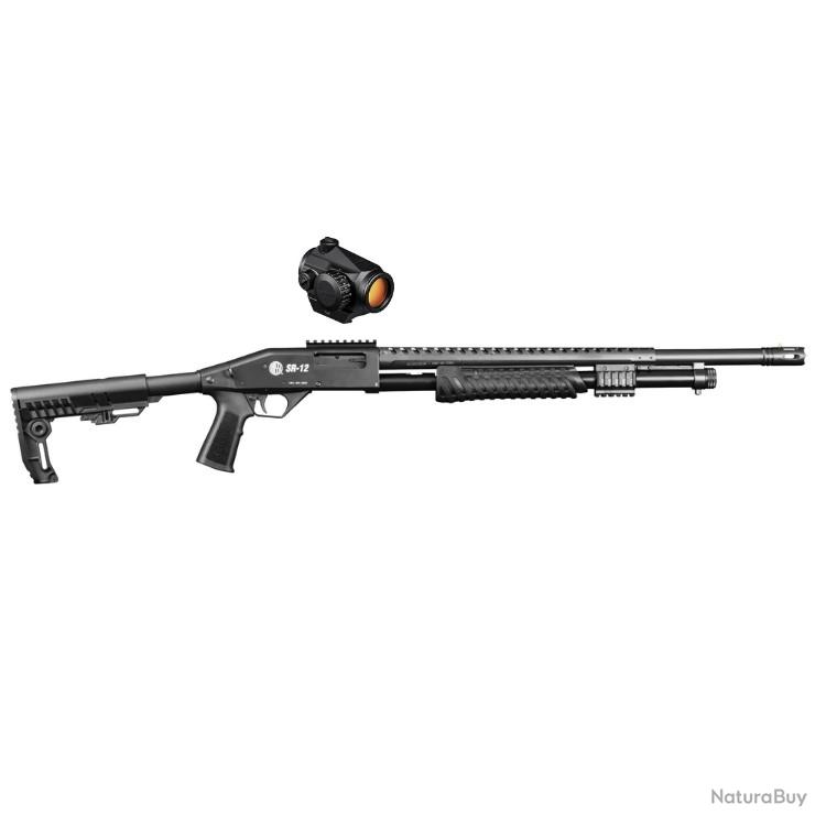 FOSSARI Sporting CRX9 12/76 avec crosse réglable + bande de visée 1/2 haute (Canons 76 cm