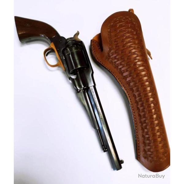 VALENTIN GANCH HOLSTER REPLIQUE RETRO 8 POUCES SLIM AVEC GRAVAGE