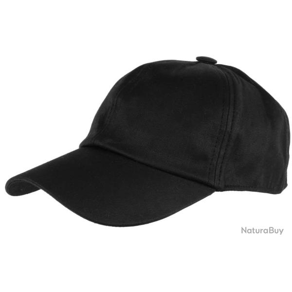 Casquette Baseball Coton Huile Noir Finistere Creation Francaise Taille unique Noir