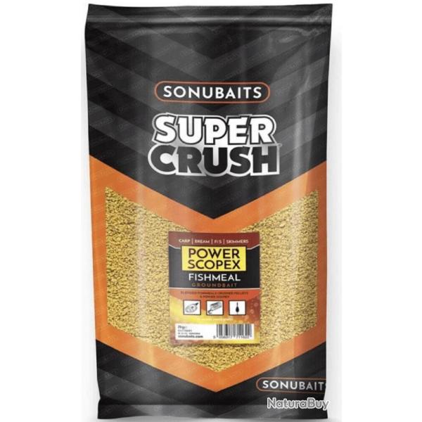 AMORCE SONUBAITS SUPERCRUSH GROUNDBAIT POWER SCOPEX 2KG