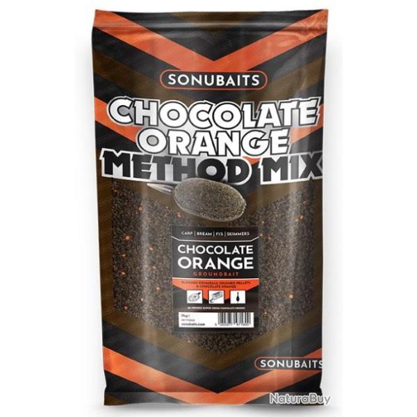 AMORCE SONUBAITS METHOD MIX GROUNDBAIT CHOCOLATE ORANGE 2KG