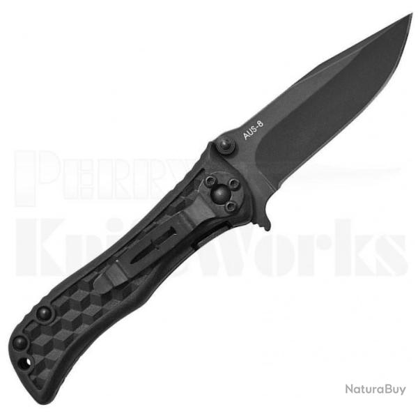 Couteau Tactical Backup Camillus Erupt Lame Acier AUS-8 Manche GFN Linerlock Clip CM19278