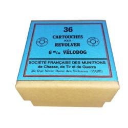 6 mm V&eacute;lodog ou 6mm V&eacute;lo-Dog: Reproduction boite cartouches (vide) SFM CTG 8990045