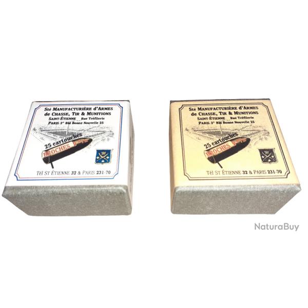 9 mm � Broches (type Lefaucheux): AU CHOIX; Reproduction boite munitions (vide) SE 8990134