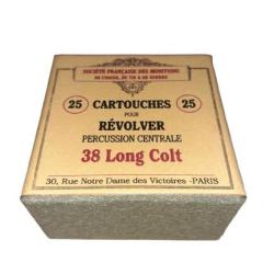 38 LC ou Long Colt: Reproduction boite cartouches (vide) SFM 8990227