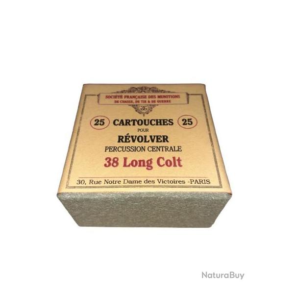 38 LC ou Long Colt: Reproduction boite cartouches (vide) SFM 8990227